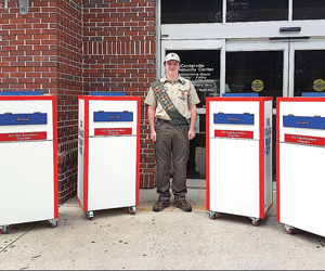 Snellville teen Ayden Abercrombie’s love of American flag fueled Eagle Scout project