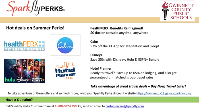 SPARKFLY PERKS FOR THE PEOPLE
