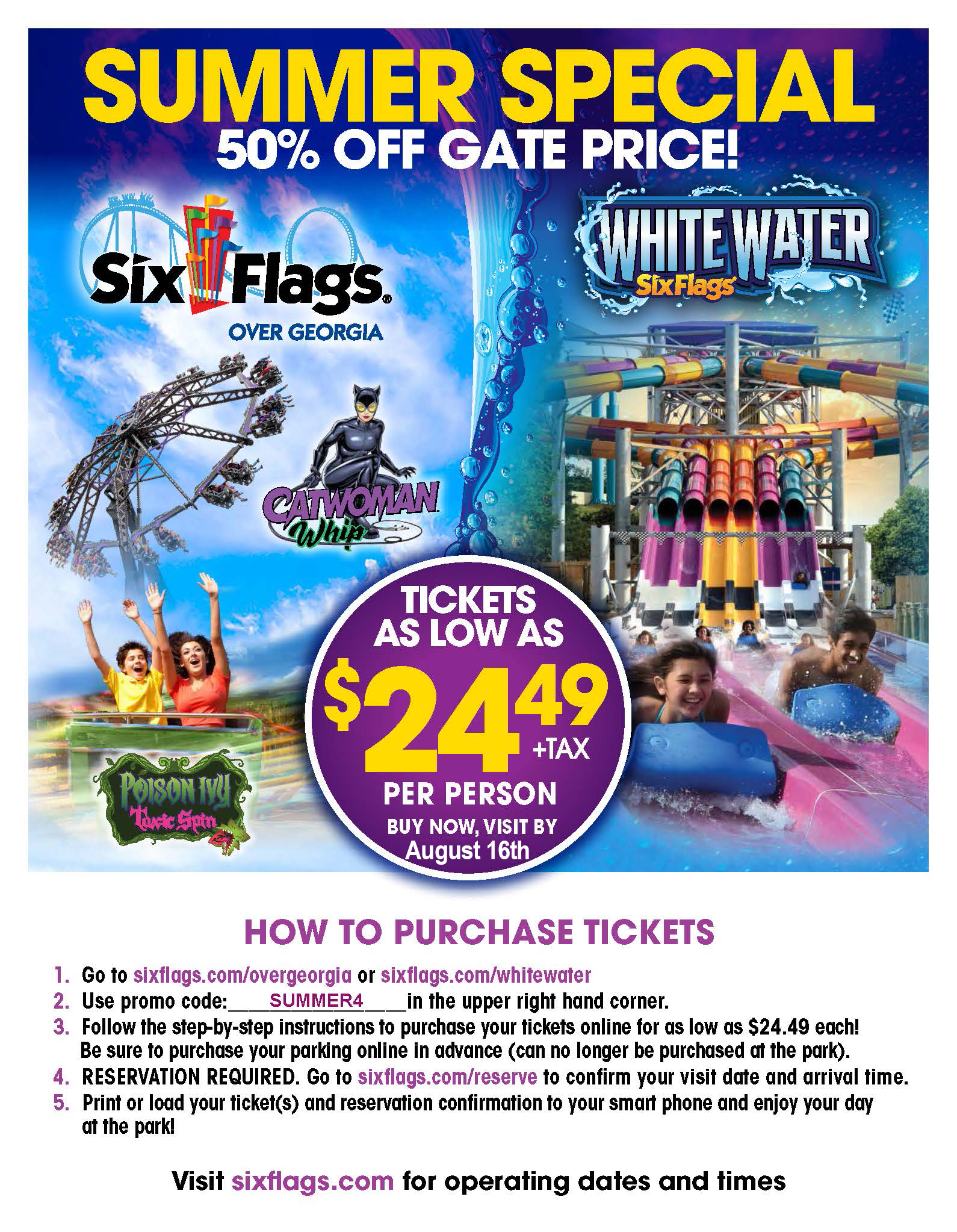 Six Flags/White Water