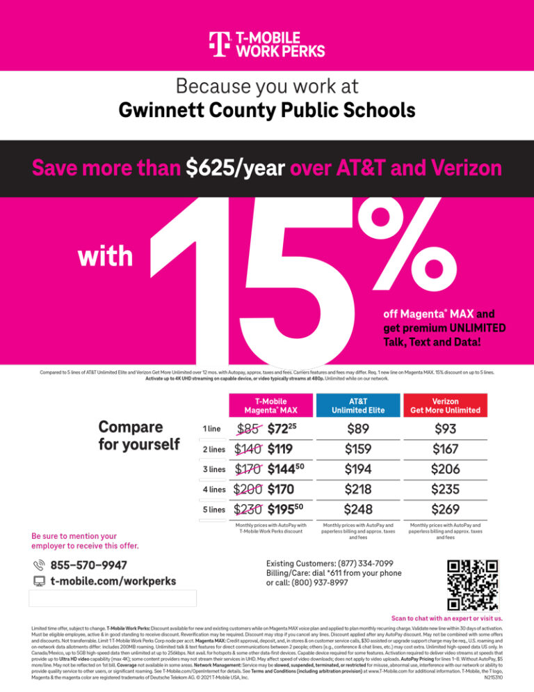TMobile Work PERKS! County Public School Foundation