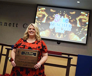 Gwinnett County Public Schools’ Katie Blum named Georgia Teacher of the Year runner-up