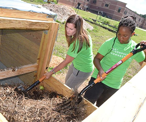 Partnership between Gwinnett schools and Food Well Alliance teaching students how to turn food waste into gardening compost